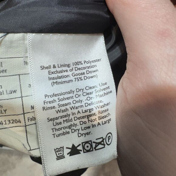 Men's Eddie Bauer EB550 Premium Goose Down Winter Puffer Vest Size Medium - Picture 6 of 6